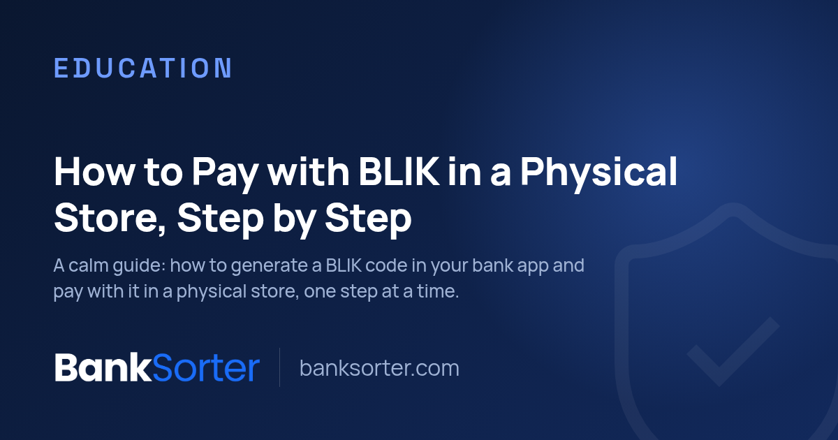 How to Pay with BLIK in a Physical Store, Step by Step