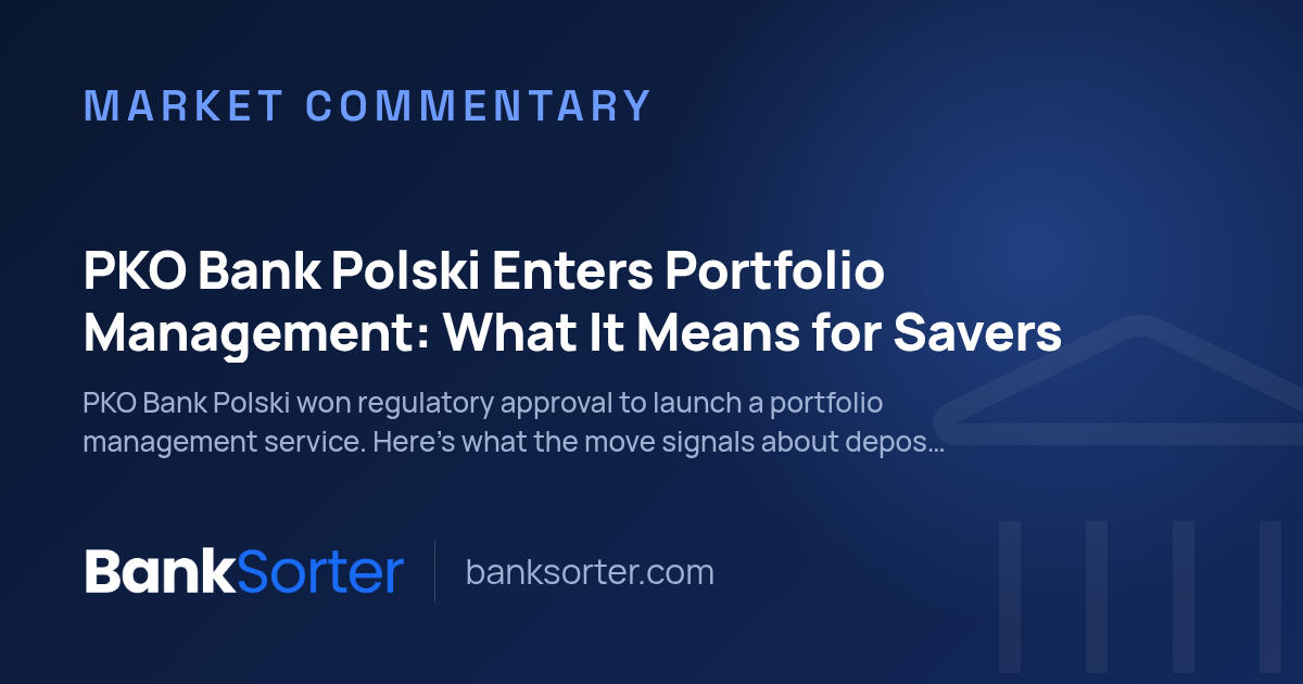 PKO Bank Polski Enters Portfolio Management: What It Means for Savers